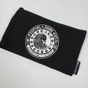 Festival of Dark Arts Zip Pouch Fort George Zippered Coin Bag Black Astoria OR